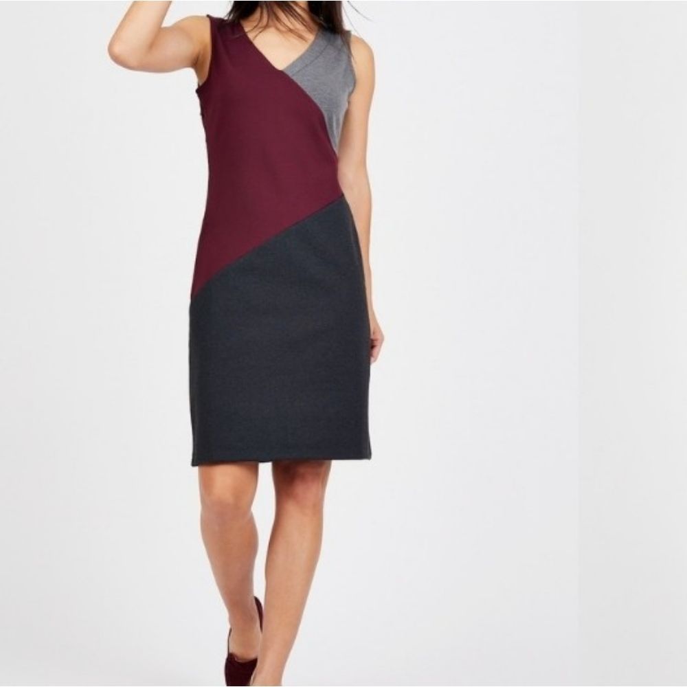 🌟Final Price | Color Block Sheath Dress | XL